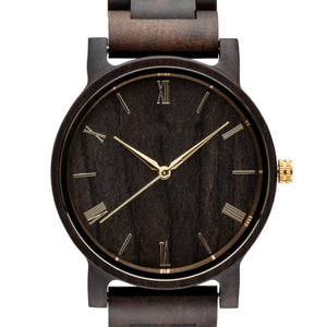 The Curtis Gold | Set of 12 Groomsmen Wood Watches